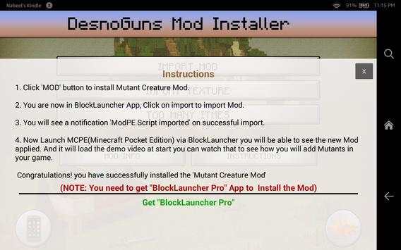 DesnoGuns Mod for Minecraft PE screenshot 4