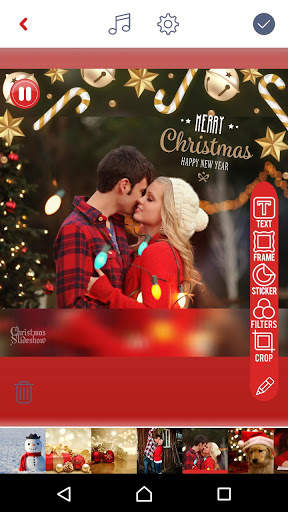 Natal Slideshow Foto Dengan Musik - Pembuat Video screenshot 2