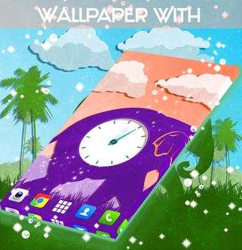 Wallpaper With Clock screenshot 4