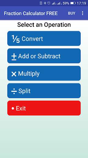 Fraction Calculator FREE 1 تصوير الشاشة