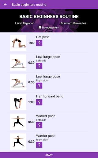 Yoga workout - Free yoga videos and workouts screenshot 8