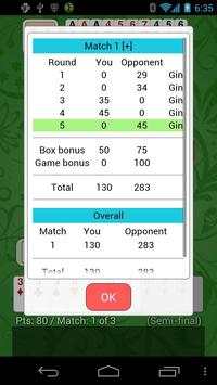 Gin Rummy - Net Gin Free screenshot 6