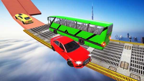 Impossible Bus Tracks Stunts Coach Driving Sim screenshot 2