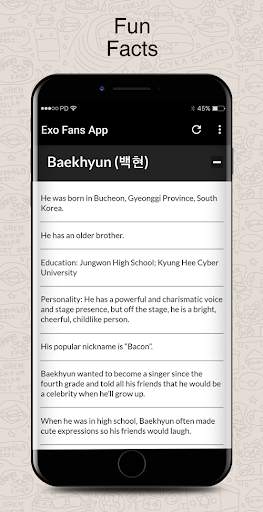 Exo Songs Lyrics & Wallpapers screenshot 14