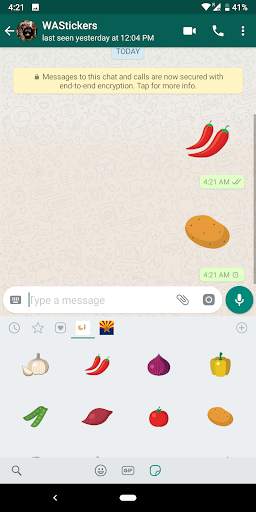 Food Stickers For WhatsApp - WAStickerApps screenshot 5