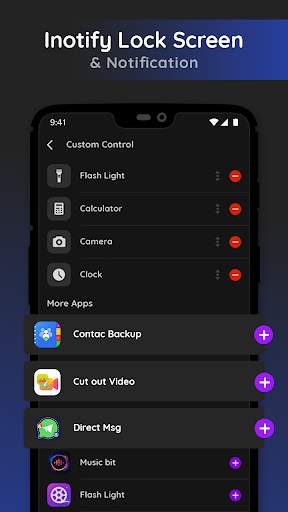 iNotify, Screen lock and Control Center 8 تصوير الشاشة