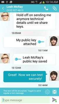 Secure Messenger encrypted SMS screenshot 4