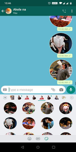 FRIENDS Serial TV Stickers app all in one screenshot 8