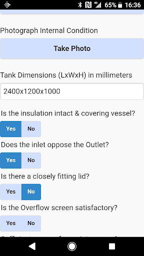 Dantek Mobile Logging screenshot 2