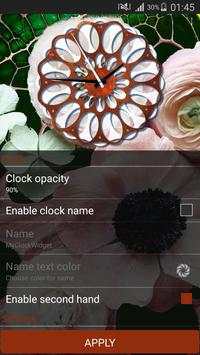 Flower Clock Widget скриншот 2