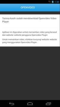 Openvideo Player screenshot 1