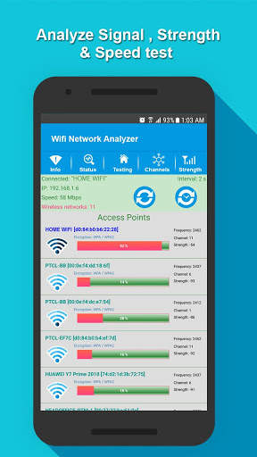 Free Wifi Network Analyzer screenshot 2