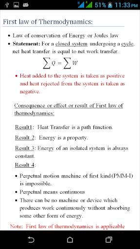 Thermodynamics Notes screenshot 2