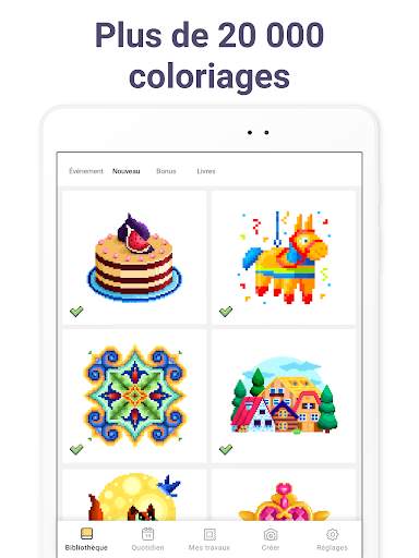 Pixel Art - jeux de coloriage screenshot 10