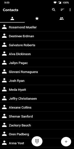 My Contacts - AMOLED screenshot 1