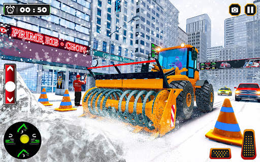Snow Road Crane Simulator 3D screenshot 6