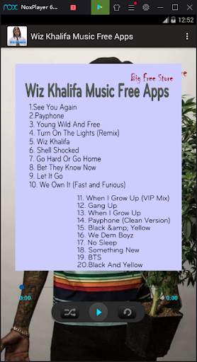 Wiz Khalifa Music Free Apps screenshot 2