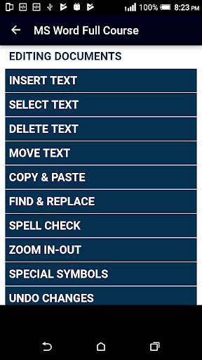 Learn MS Word (Basic & Advance) screenshot 2