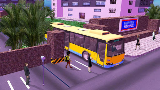 High School Bus Driving Game Bus Simulator 2020 screenshot 2