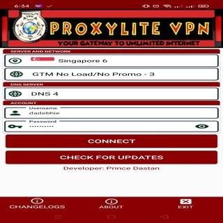 ProxyLite Socks Red App screenshot 1