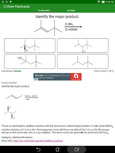 Organic Chemistry Flashcards screenshot 7