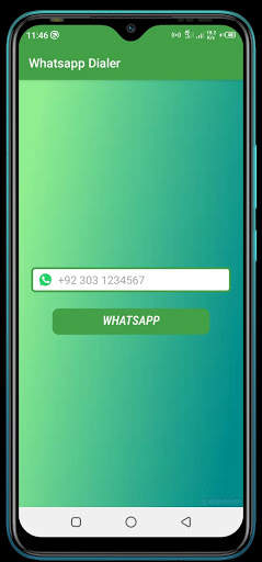 WhatsApp dialer screenshot 1