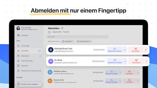 Clean Email – 1A-Posteingang screenshot 10