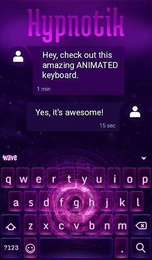Hypnotik Animated Keyboard स्क्रीनशॉट 3