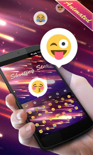 Shooting Star GO Keyboard Animated Theme screenshot 3