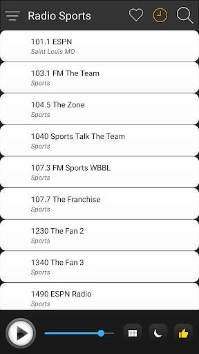 Sports Radio Station Online - Sport FM AM Internet screenshot 3
