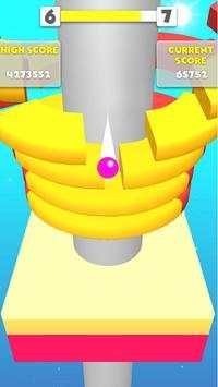 Tak berujung Helix Langsung Stack Bola 3D Ball Gam screenshot 10
