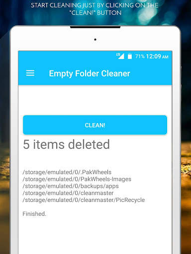 Empty Folder Cleaner screenshot 2
