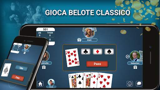 Belote e Coinche Online screenshot 1