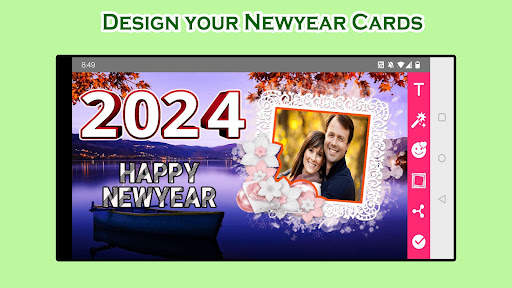 Happy Newyear Card Maker screenshot 1