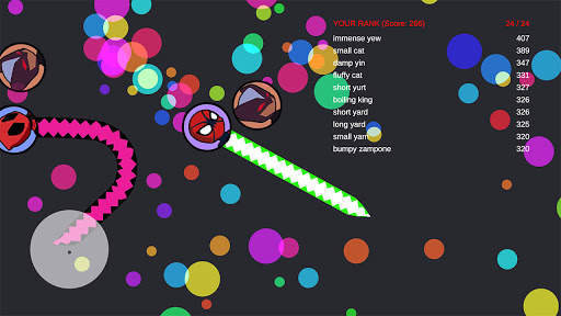 snake paky - Worms Battle Zone скриншот 2
