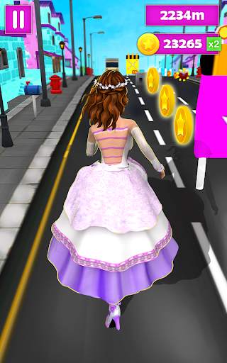 Bride Run Escape Running Games screenshot 1