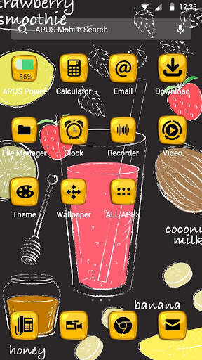Mel-APUS tema Lançador screenshot 2