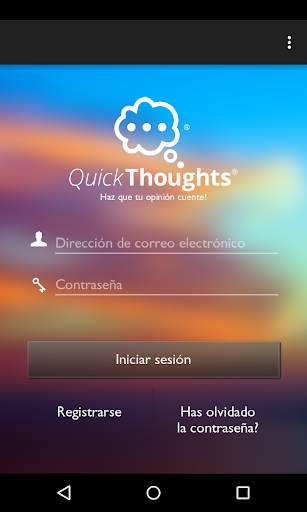 QuickThoughts screenshot 1