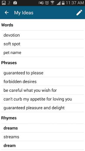 Songwriter's Pad™- Songwriting screenshot 6