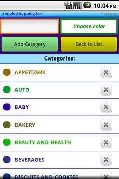Simple Shopping List screenshot 3