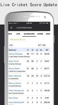 Live Cricket Score Update screenshot 7