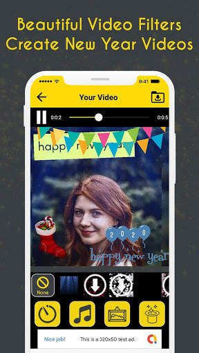 Happy New Year Video Maker 2020 - Photo Slideshow screenshot 7