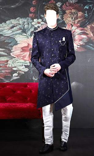 Men Sherwani Photo Suit 2 تصوير الشاشة