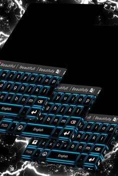 Neon Keypad Blue Theme 1 تصوير الشاشة