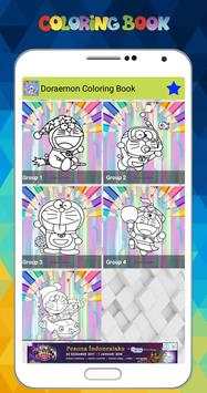 New Coloring Game for Kids: Doraemon screenshot 2