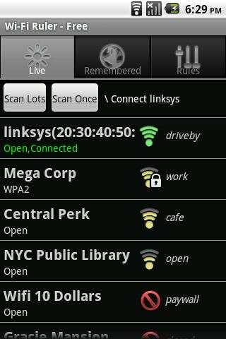 Wi-Fi Ruler (a WiFi Manager) screenshot 1