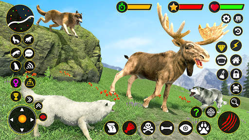 Wolf Simulator: Wolf Games screenshot 3