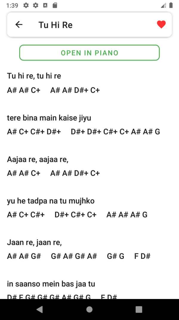 Sargam Piano Notes | Harmonium Notes | Bollywood screenshot 6
