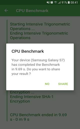 CPU Benchmark скриншот 12