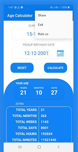 Age calculator by date of birth screenshot 5